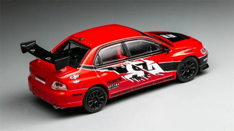 Модель автомобиля из литая под давлением Speed GT 1:64 Lancer IX Fast Furious Red limited800