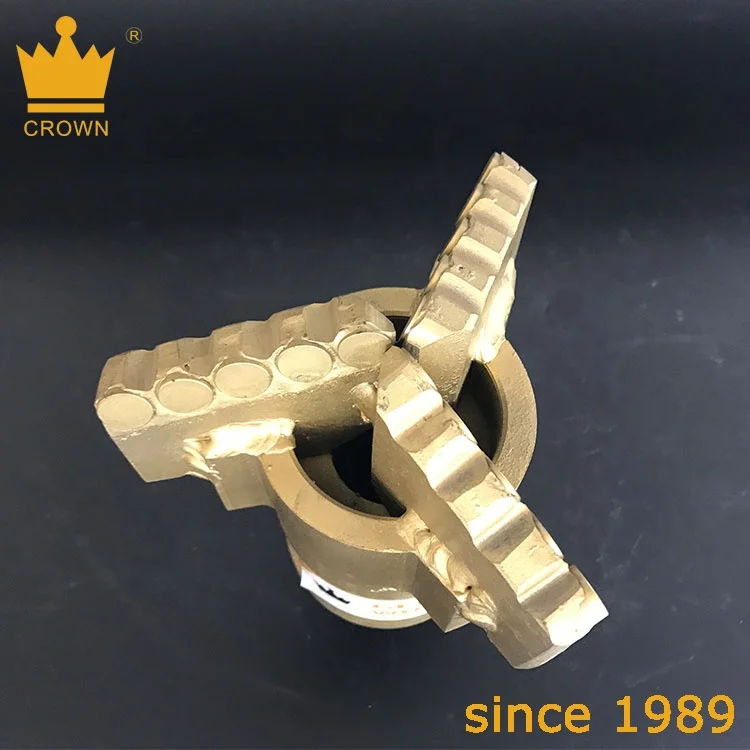 CROWN Drill 3 شفرات 4 أجنحة API أحجام سحب غير أساسية HQ/NQ/PQ الصين تصنيع Pdc Bit #6