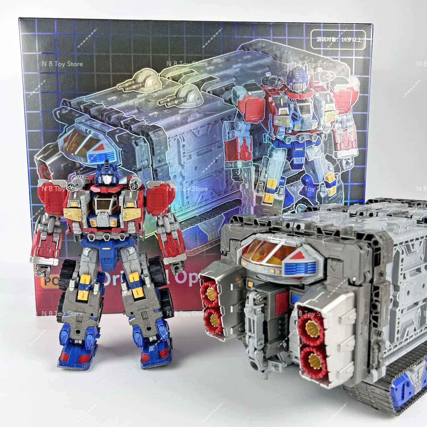 POP-01 transformacja Diaclone kolor 18cm POP01 KO DA-65 oryginalny OP Prime montaż zabawki figurki akcji prezent