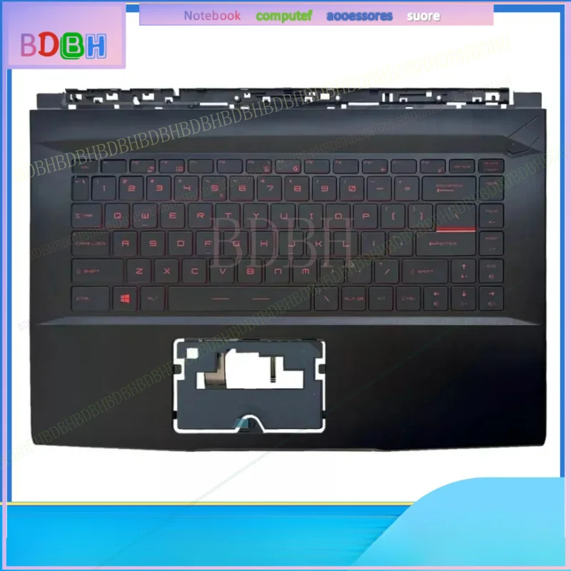 New For GF63 8RC 8RD GF63VR  for MS-16R1 Laptop Upper Case Palmrest Cover Red backlight