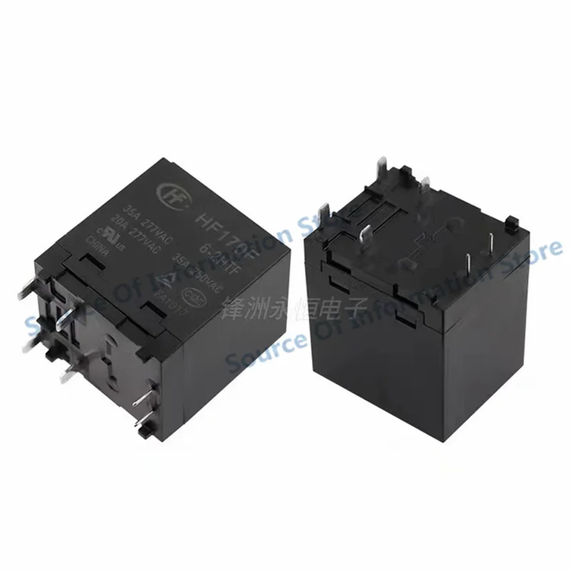 1PCS HF170F/6/12/24-2HTF 6V 12V 24VDC Solar Relay 6Pin 40A 100% New