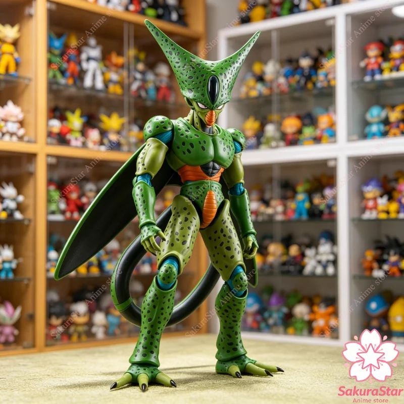 

В наличии: Коллекционная фигурка Bandai SHF Cell First Form Dragon Ball Z, аниме-фигурка, модель игрушки, кукла в оригинальной коробке.