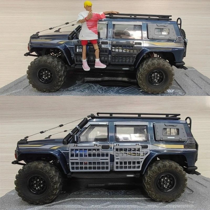 RC  car Crawler Upgrade Parts Plastic Mesh Competition Door Panel For YK4107 1/10 off-road Vehicle Custom Size Spare Accessory