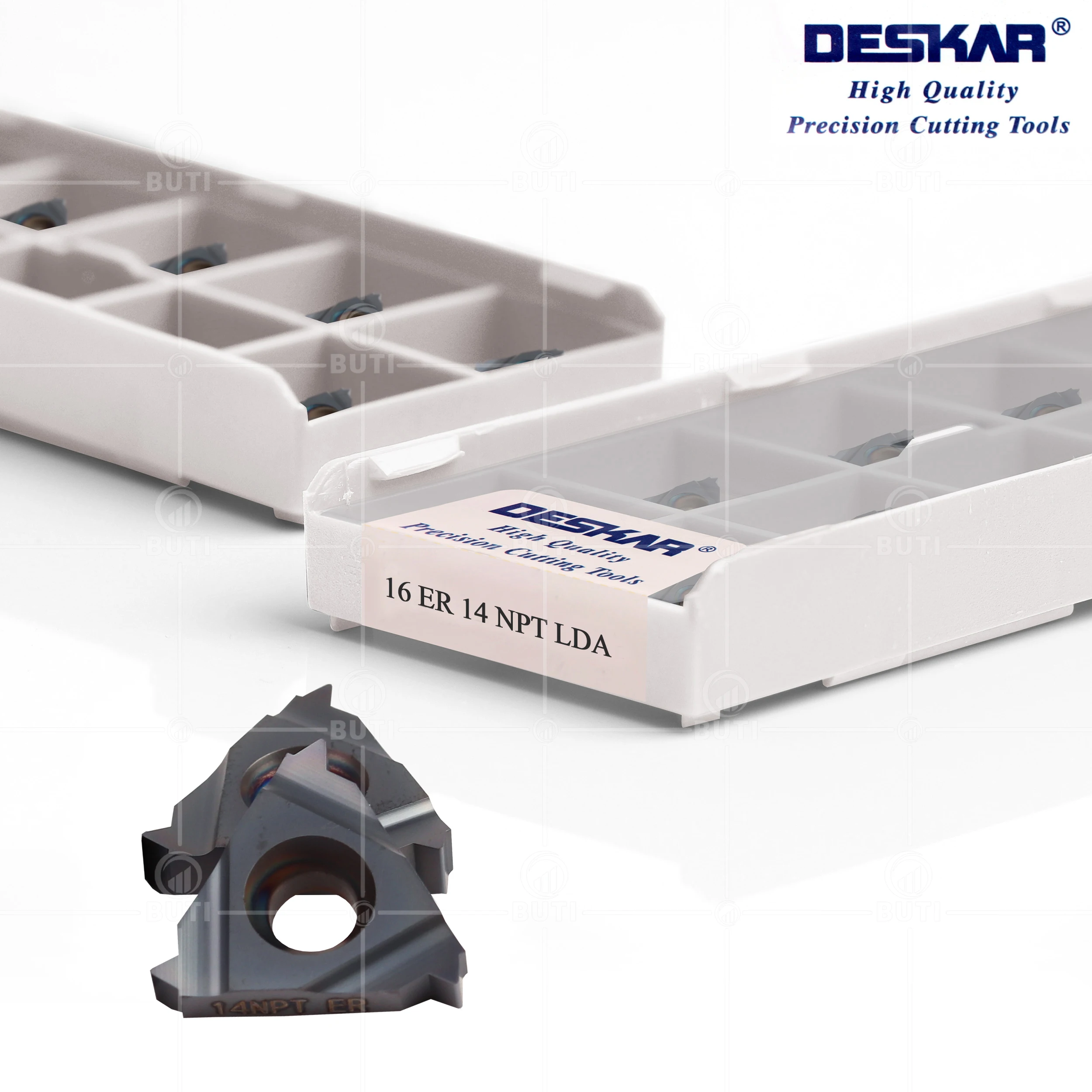 

DESKAR 100% Original 16ER 16IR 8NPT 11.5NPT 14NPT 18NPT LDA LDC CNC Lathe Threading Carbide Inserts Turning Tools Cutting Parts