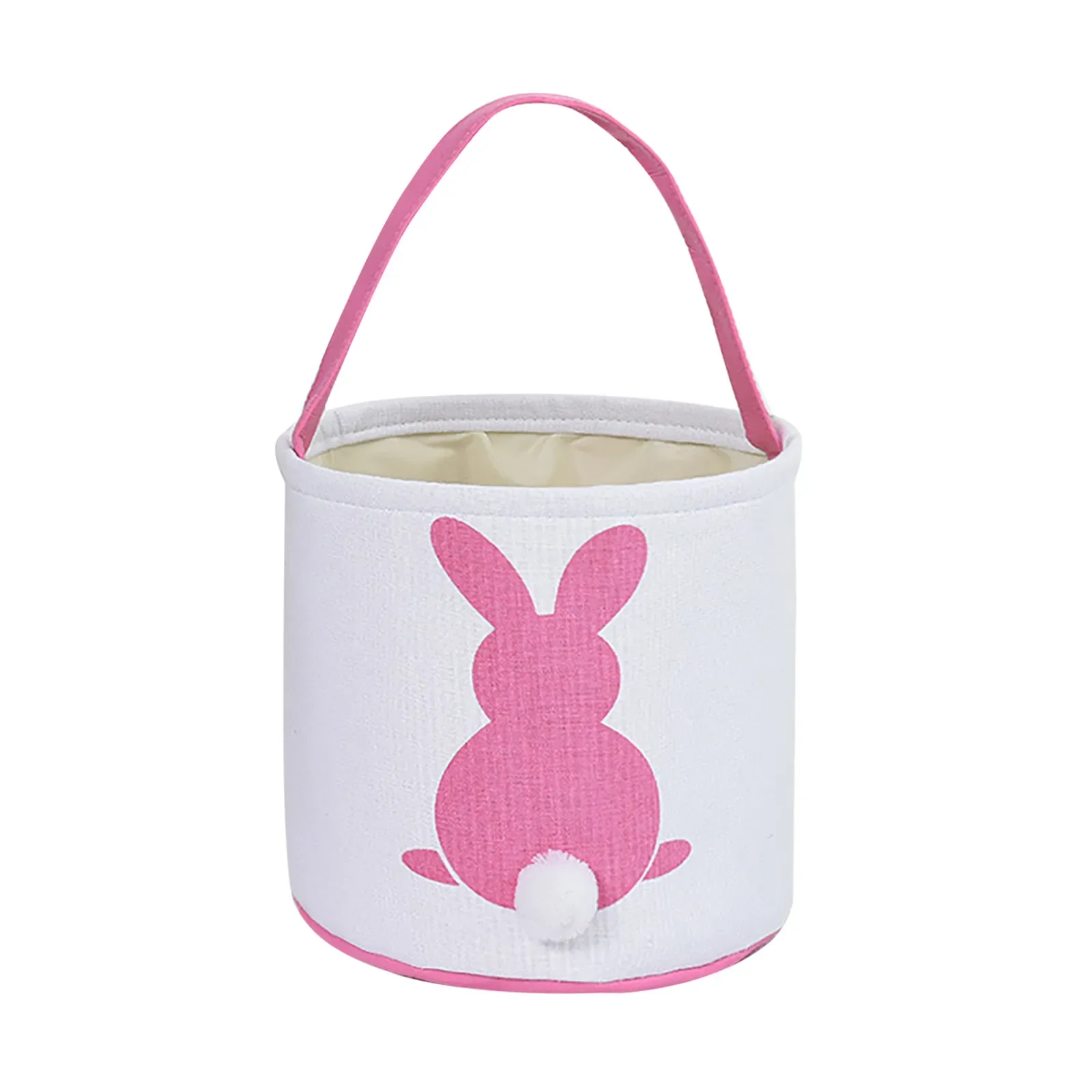 Baby Easter Bunny Buckets Bag Toy Handbags Rabbit Basket Canvas Home Supplier For Kids Festival Gift Party Tote Decoration