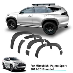 OEM Style Fender Flares Wheel Arch Kits For Mitsubishi Pajero Sport 2015 2016 2017 2018 2019 year Matte Black Mudguards 4PCS/SET