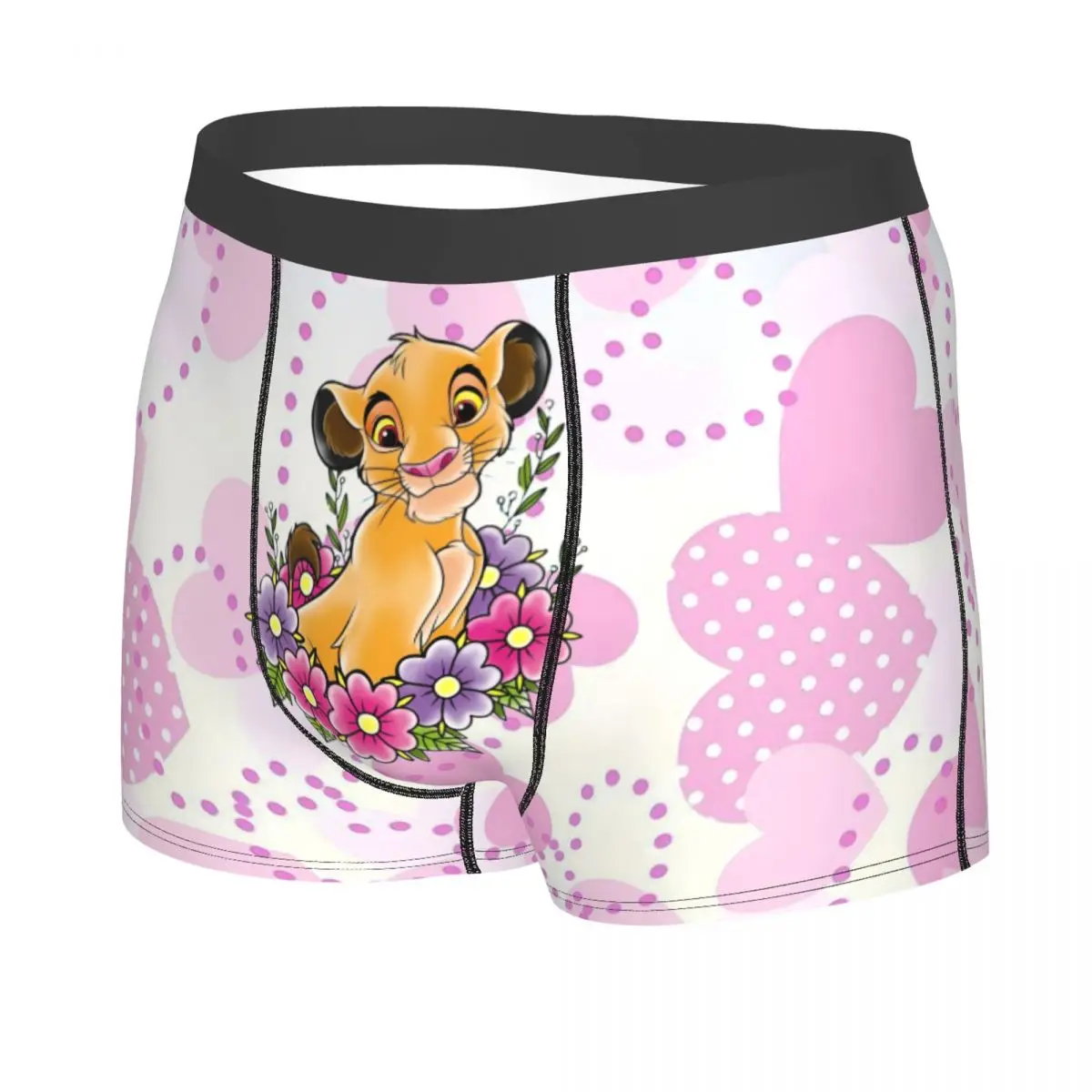 Personalizado Cool Cartoon El Rey León Boxers Shorts Bragas Calzoncillos Masculinos Calzoncillos Cómodos Ropa Interior