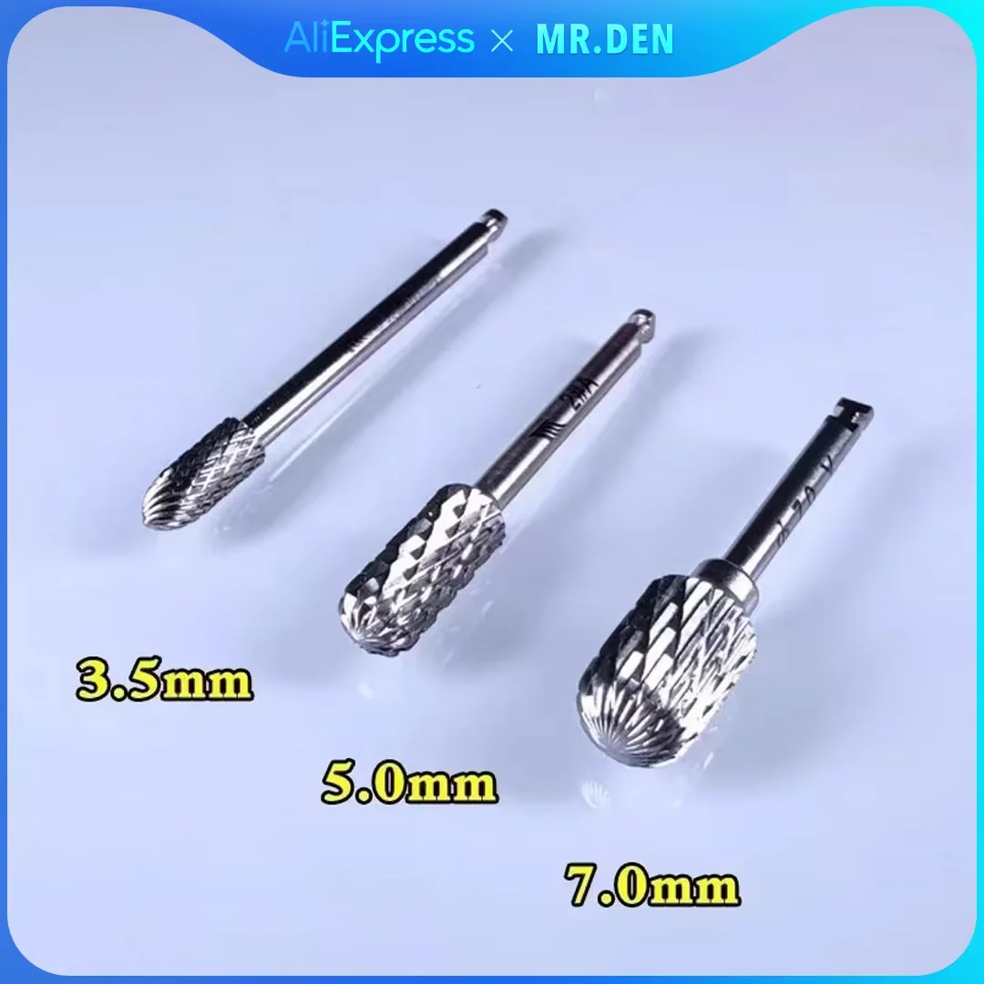 

Dental Implant Ball Drill Flat Head Pineapple Drill Stainless Steel Bone Face Dressing Drill For Benders