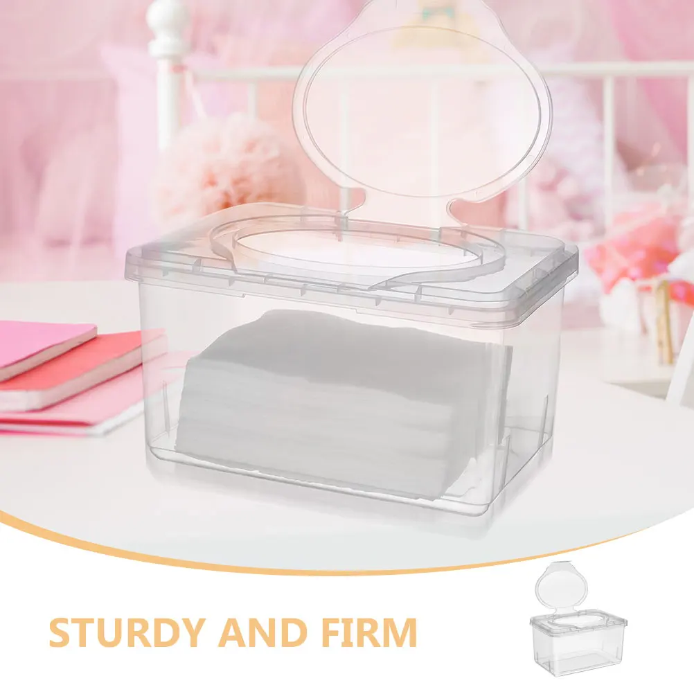 4Pcs Plastic Baby Wipes Holder One-Hand Pull Dispenser for Clean Suitable Home Car Travel Multifunction Use