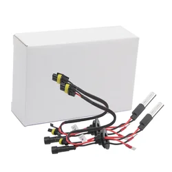 1 Set bi xenon lens bulb 21.5mm 4300K 5000K 6000K 55W AC car headlight high brightness 2 pcs for Bi Xenon Projector Lens