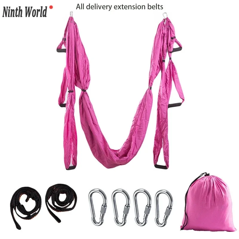

Aerial Yoga Hammock, Anti-Gravity, Full Set, 6 Handles, Hammock Swing Gym, Hanging Belt, Strap Pilates
