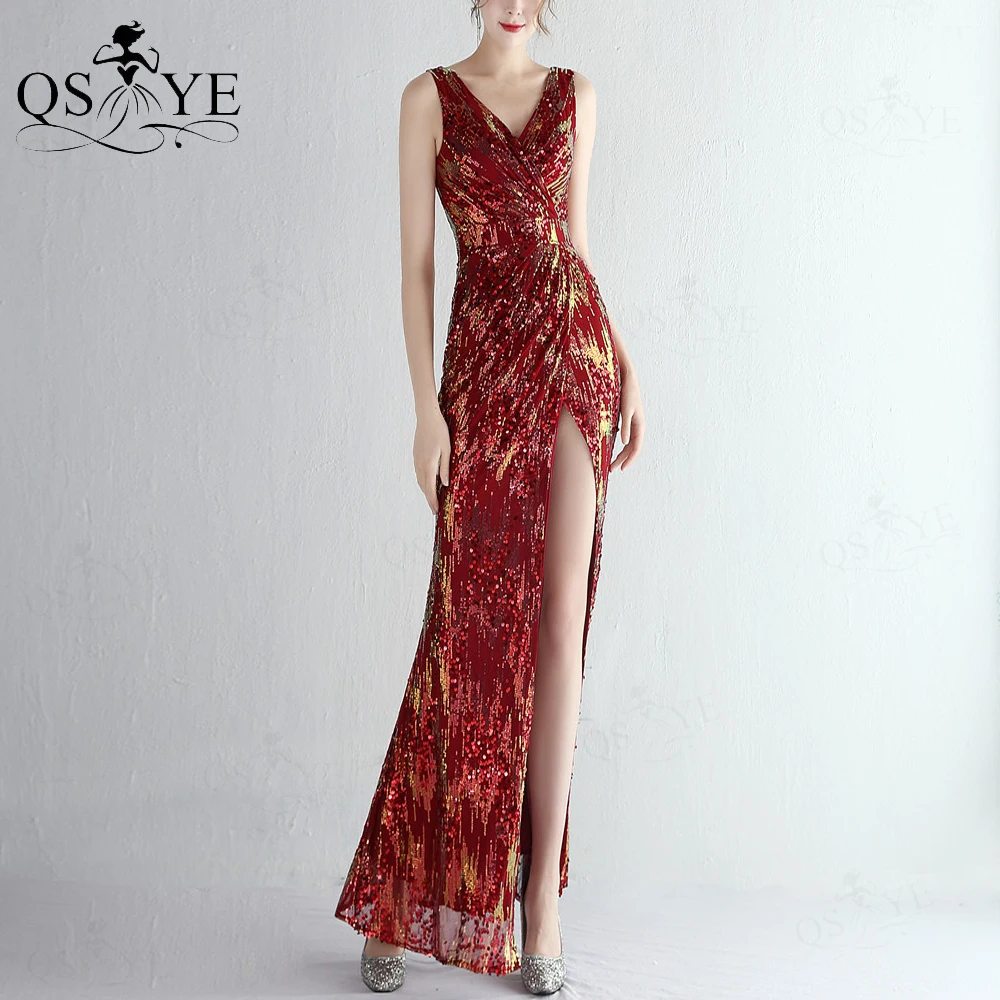 red-colorful-sequin-evening-dresses-long-sexy-split-prom-gown-glitter-unique-lace-lady-v-neck-sleeveless-party-formal-dress-chic