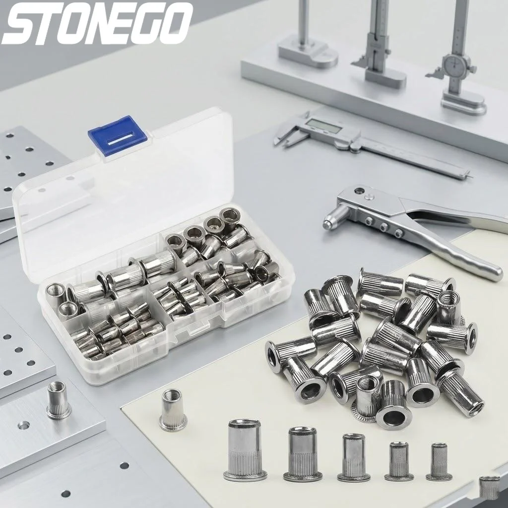kit-de-rebites-e-porcas-de-aluminio-stonego-100-pecas-rebites-roscados-m3-m4-m5-m6-m8-fixadores-de-ferragens-para-casa