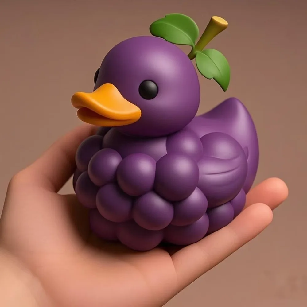 New Fruit Duck Figurines Ornament Resin Decoration Crafts Home Decor Home Accessories Desk Decoration