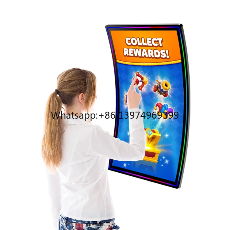 Smart Table Audio Manufacturer Ultra Wide Curved Monitor 55 Inch Lcd Gaming Monitor