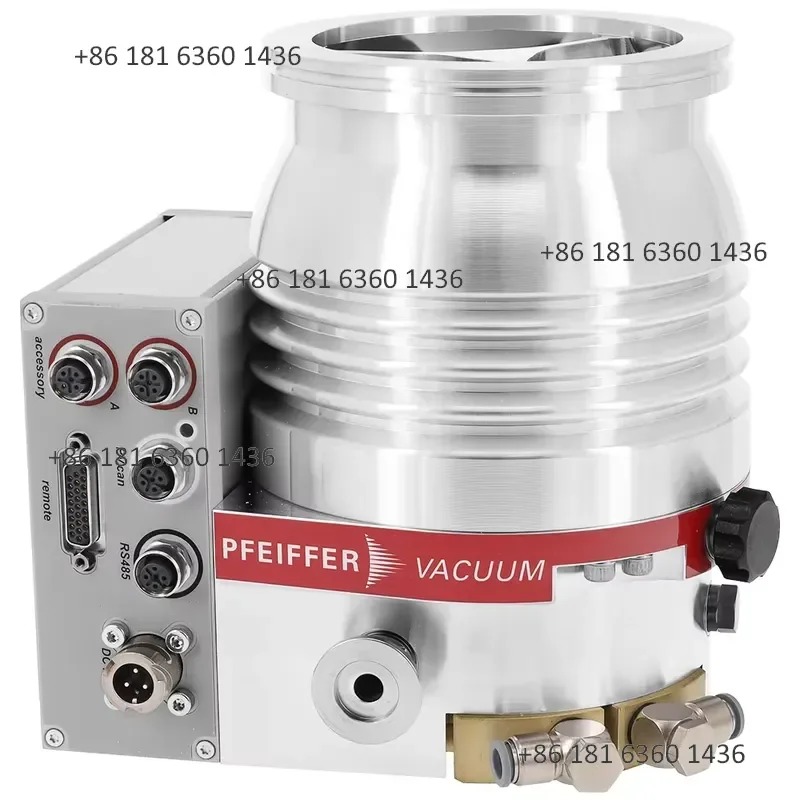Douya Pfeiffer HiPace 300 High Pressure Turbo Pump with TC 400 Drive Unit, ISO-K 100 Inlet Flange, Pump Speed 260 L/s, Water