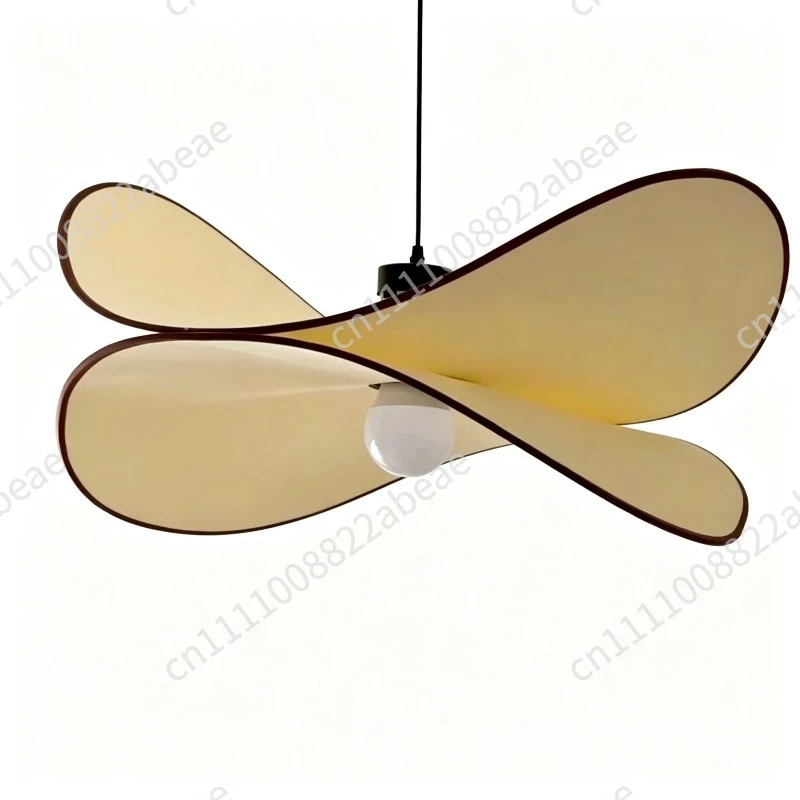 For Wabi-sabi Pendant Light Modern Fabric Pendant Lamp for Living Room Dining Room Bedroom Study Cloth Chandelier