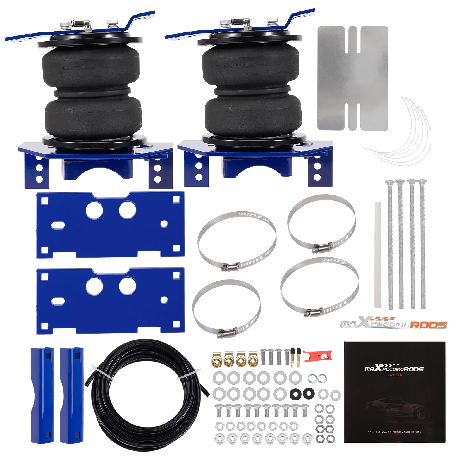 Rear Air Helper Spring Leveling Kit For Ford F-250 Super Duty 7.3L 2020-2022