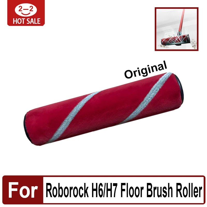 

Original Floor Brush Rolling Brush for Roborock H6 / H7 Accessories Bare Floor Soft Roller Brush Handheld Vacuum Cleaner Parts