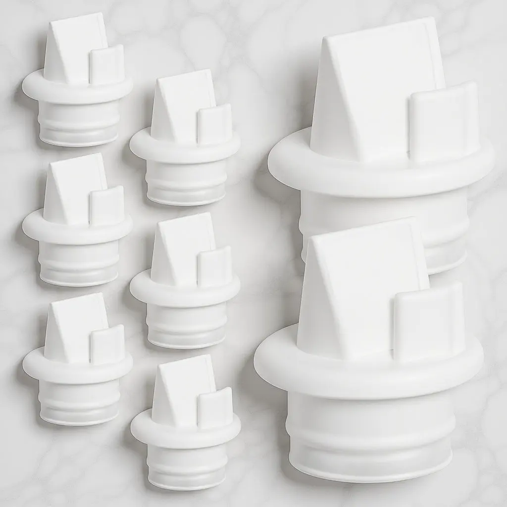 

8 шт. силиконовых клапанов-утконосов для молокоотсоса, пищевой силикон, противоточный дизайн, для плавного откачивания молока, совместимые