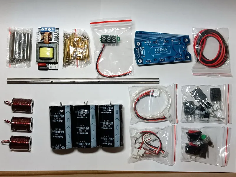 Integrated Multi-stage Electromagnetic Gun Scalable Electromagnetic Gun DIY Kit Physical Experiment