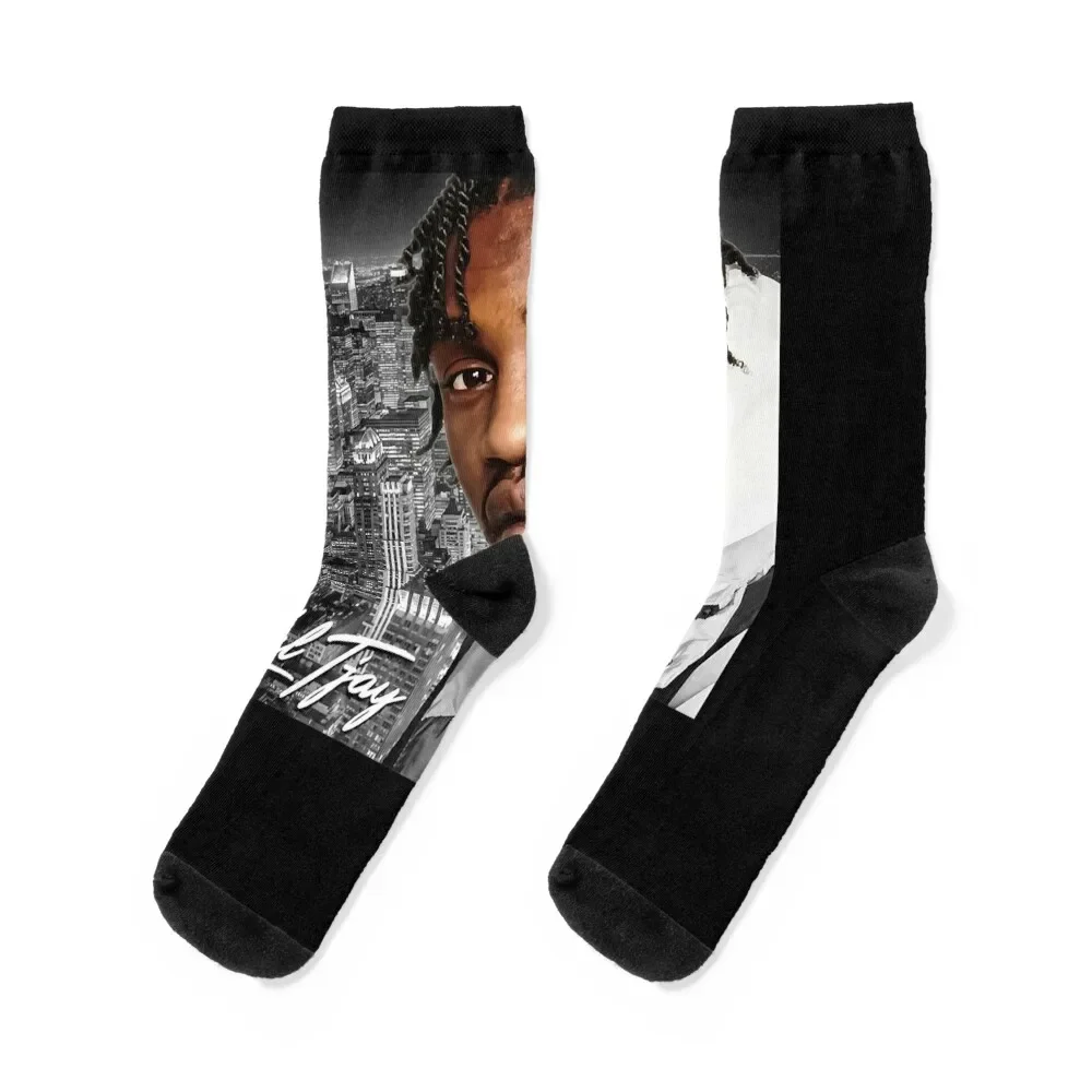 

Animal Rapper Lil Tjay Hiphop Gift For Halloween Socks funny gift cotton cool Crossfit Luxury Woman Socks Men's