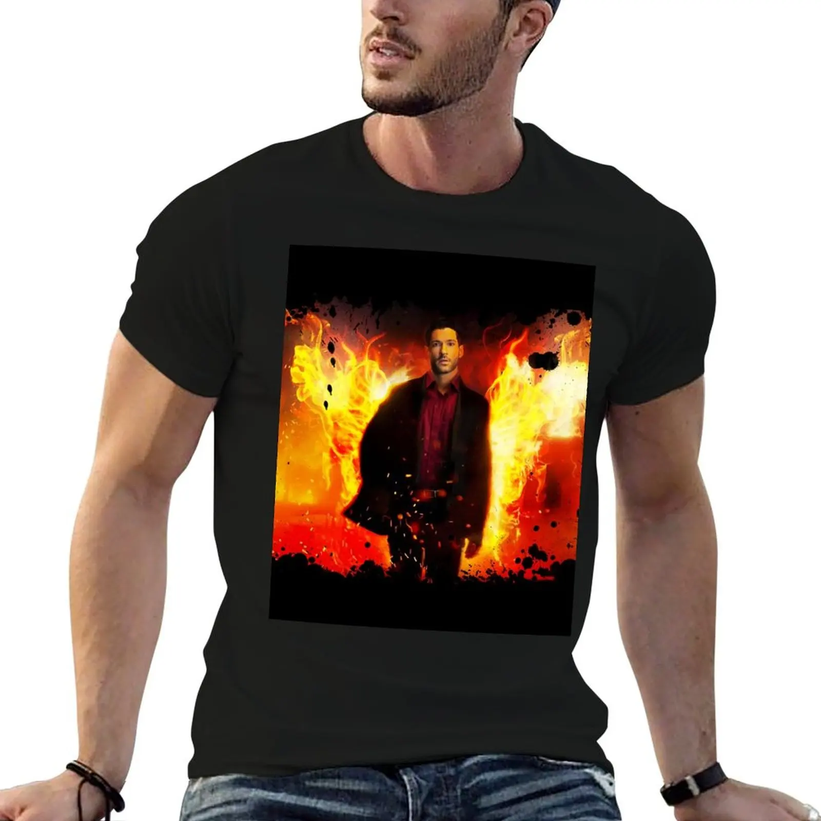 

LUCIFER T-Shirt man t shirt cute tops customizeds men t shirts