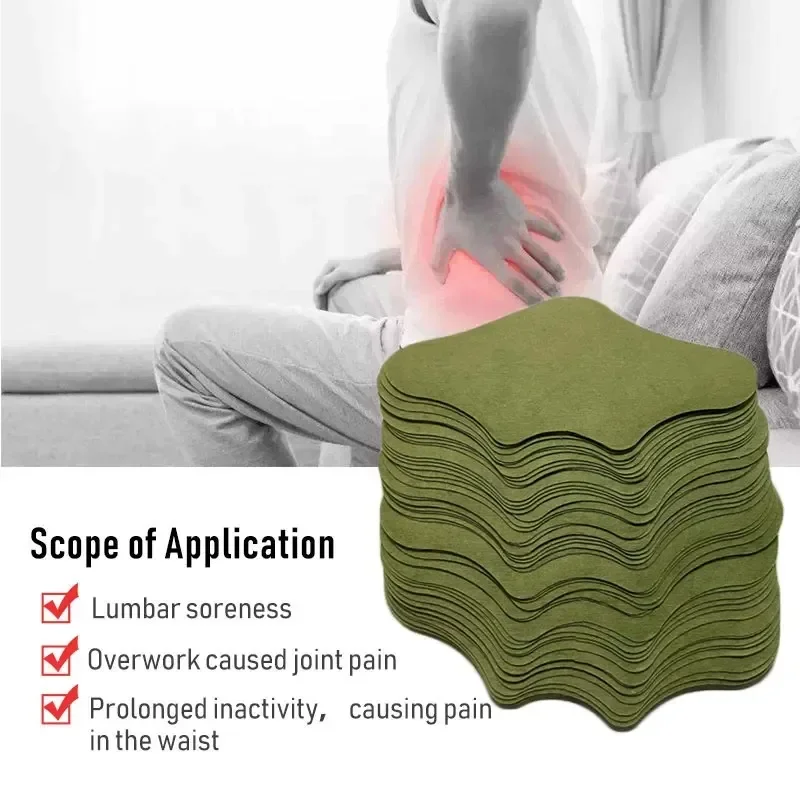 12Pcs Wormwood Lumbar Spine Stickers Arthritis Fit Body Various Parts Back Neck Foot Waist Patches Relieve Stress Unisex