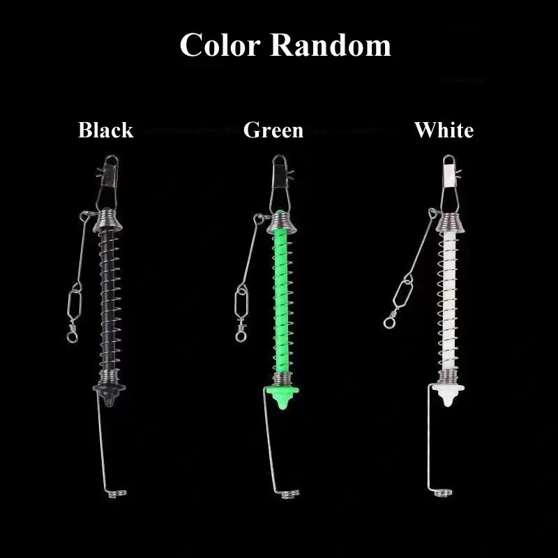 Automatic Fishing Spring Fish Hook Trigger Stainless Steel Bait Catch Fish  Automatically Fish Trap Fishing Accessory Tackle FVIP - AliExpress 18