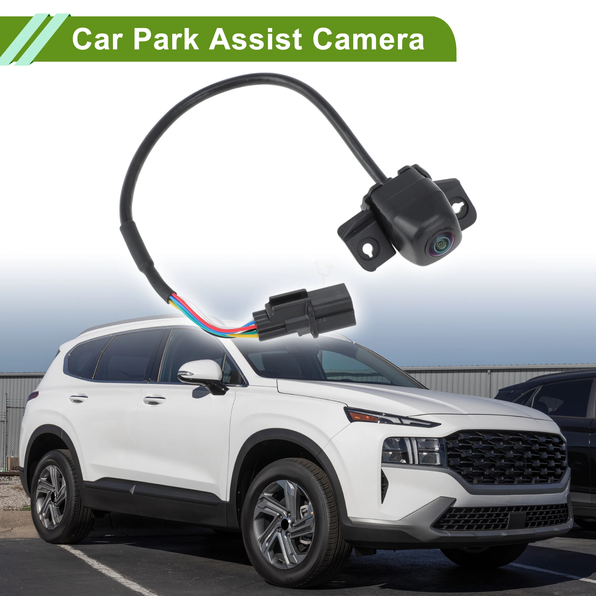 UXCELL Car Camera Rear View Backup Reverse Camera for Hyundai Santa Fe 2021-2023