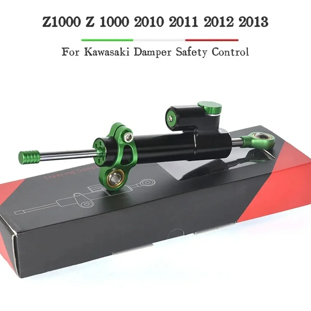 

For Kawasaki Z1000 Z 1000 2010 2011 2012 2013 CNC Universal Aluminum Motorcycle Damper Steering Stabilize Safety Control