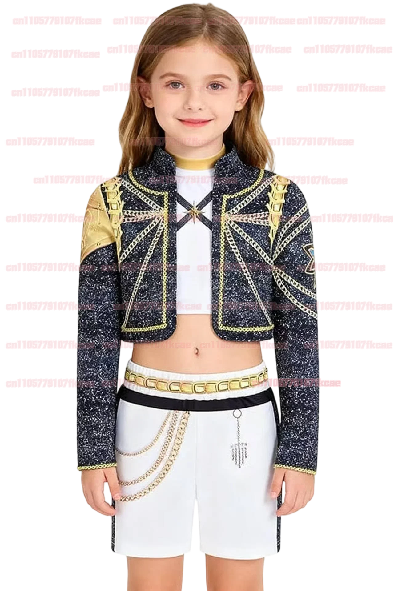 KIDS Meisjes Rumi Zoey Mira Cosplay Kostuum Kpop Demon Hunters Gedrukte Rollenspel Kleding voor Halloween en Carnaval