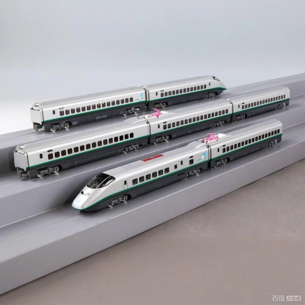 TOMIX N type 1/160 Scale Train Model E3-2000 Series 98897 Yamagata Shinkansen Livery 7-car Powered Train Set aldult Toy Gift