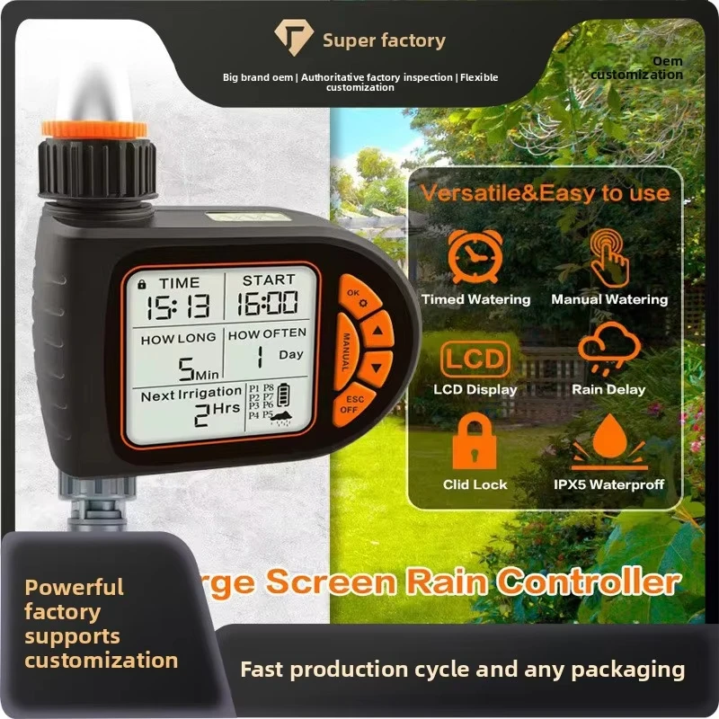 Digital Smart Timer Angle Structure Garden Automatic Watering Device Balcony Farm Sprinkler Irrigation Controller Fast Delivery