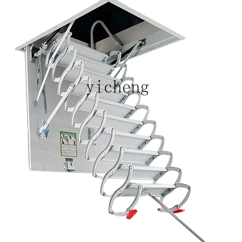 

ZC invisible elevator household folding duplex villa indoor electric thickened shrinkage ladder