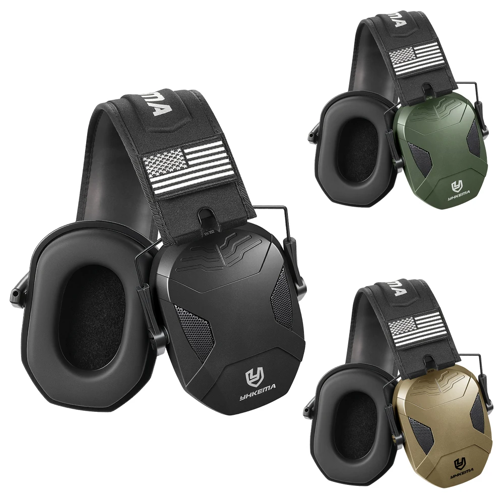 

Наушники YHKEMA для защиты слуха при стрельбе, шумоподавляющие, тонкие, пассивные, для охоты, NRR26dB