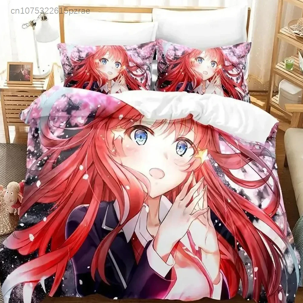 The Quintessential Quintuplets Bedding Set Bedroom Soft Modern Bedspreads Comefortable Kids Duvet Cover Quilt Cover Pillowcase