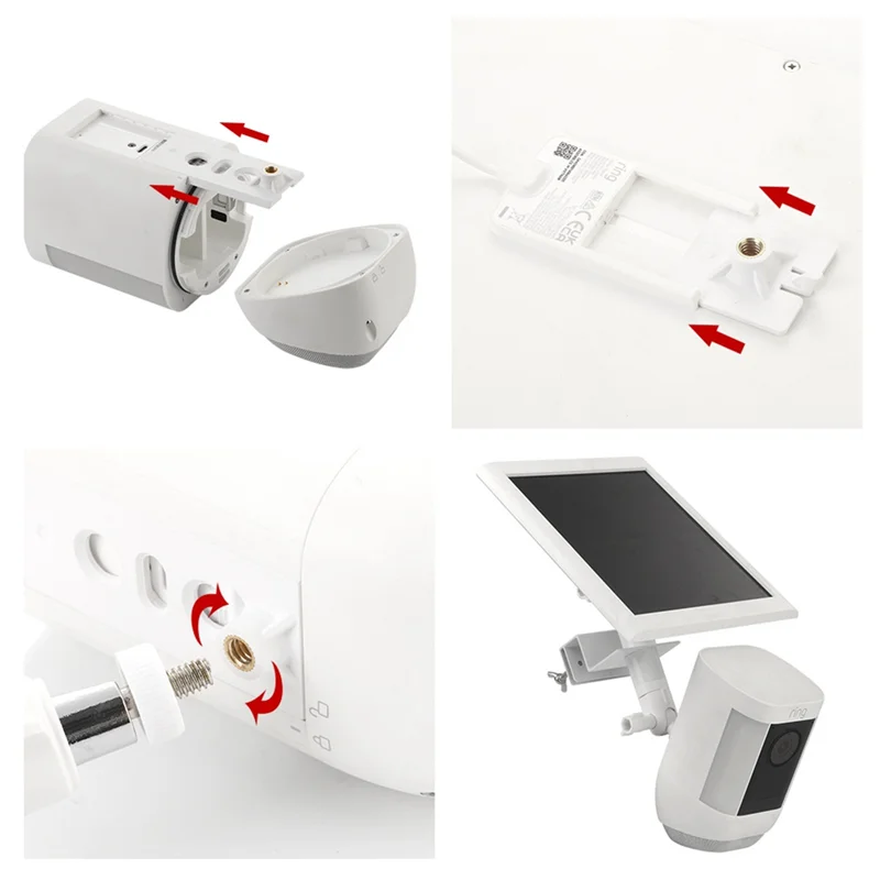 Ingenious-Weatherproof 360° Adjustable Gutter Mount Bracket For Arlo Pro/Pro2/Pro3/Pro4/Ultra/Ultra2 Enhanced Camera Stability W #2