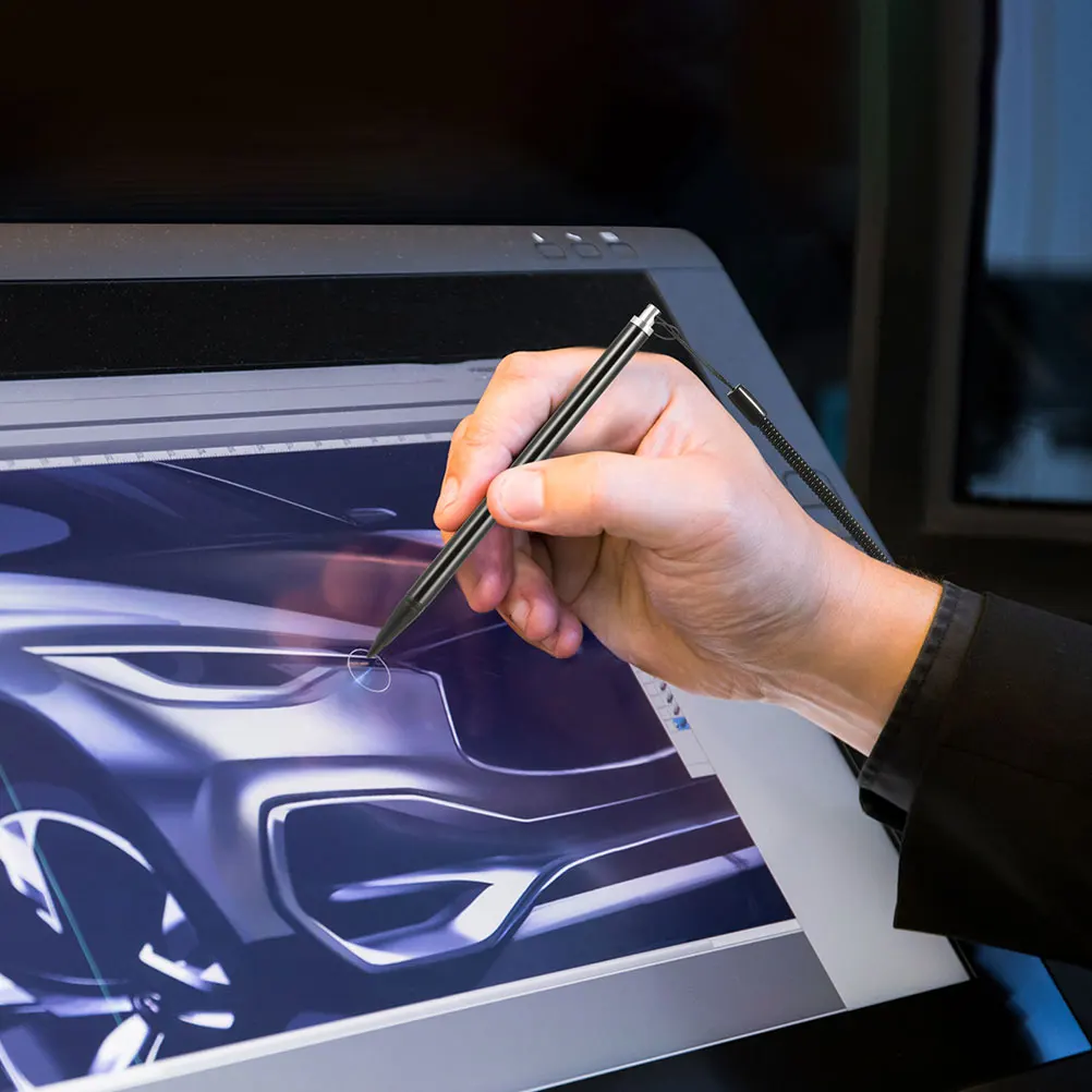 

6 шт. стилус с резистивным экраном, емкостная активная ручка, ручки для рисования сотового телефона, черные