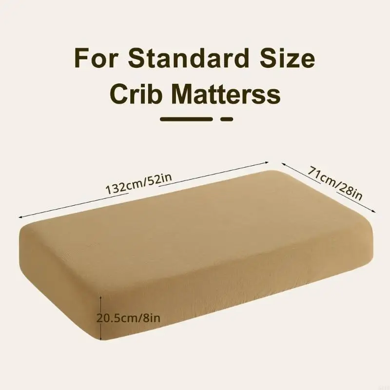 581F 1pc or 4pcs Baby Fitted Sheet Newborns Changing Pad Sleeves Solid Color Breathable Crib Bassinet Sheet Mattress Case