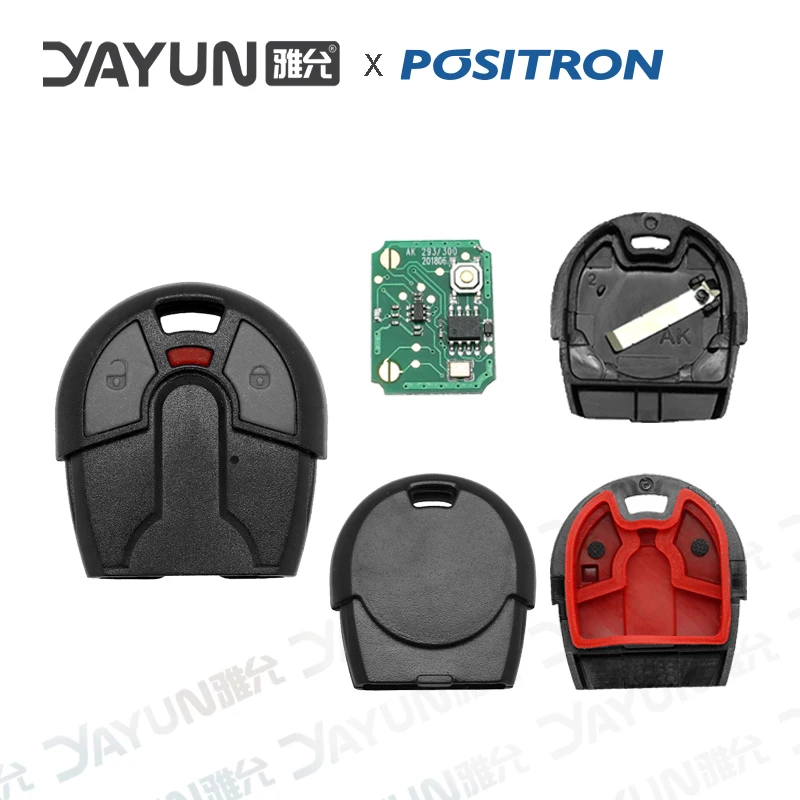 YAYUN Modified Head Key Fiat FT2 Positron Flex Alarm Buttons New and Old Line Ate 293 300 330 360 Free Shipping