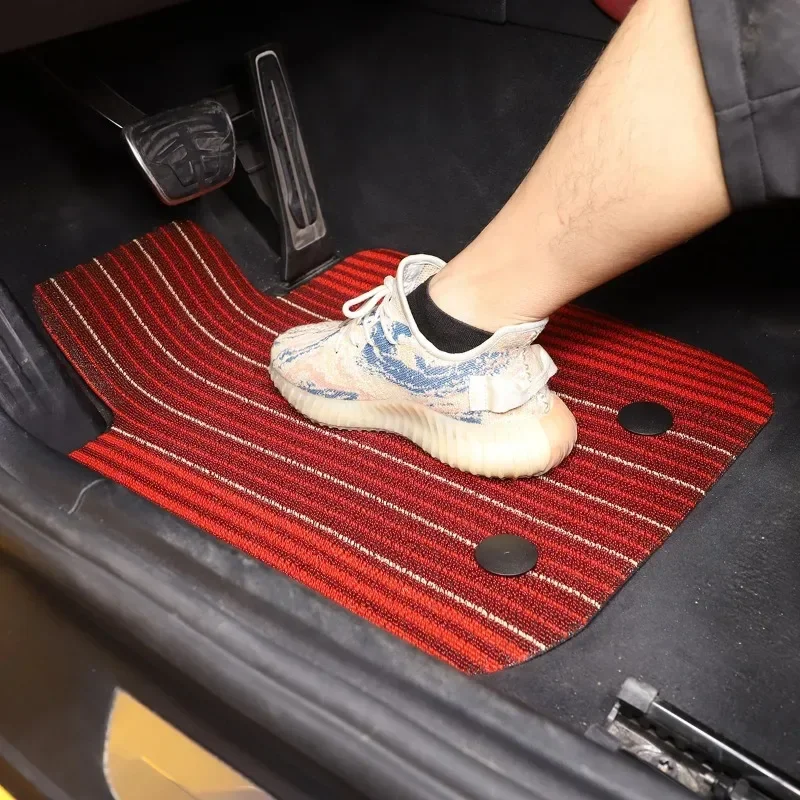 

For Toyota GR Supra MK5 A90 19-25 Car Floor Mats TPE Rubber Car Front Row Wire Loop Foot Mats Interior Car Accessories(6 Color)