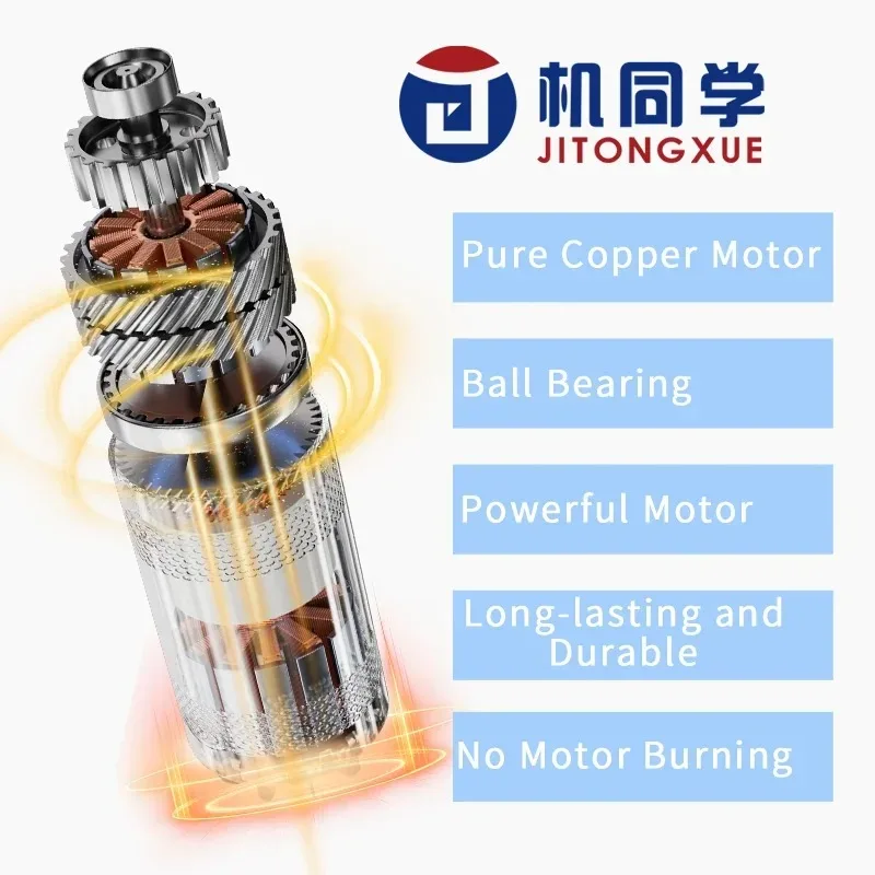 JTX Mobile Phone Screen Glue Remover One-touch Efficient Adhesive Removal with Speed Adjustment & Green LED Light