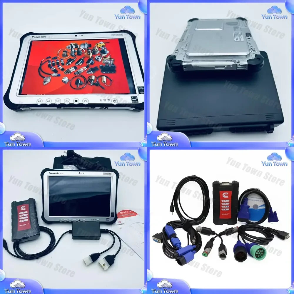 Herramientas de Diagnóstico ET4, Software ET, Adaptador de Diagnóstico ET, Software SIS para Diagnóstico de Camiones Pesados CAT, Cummins, Hitachi