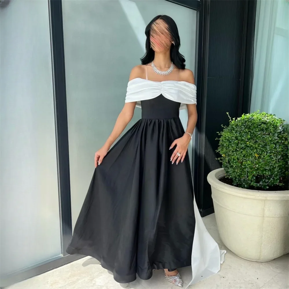 

Customized Saudi Arabia Formal Gown Dearin Spaghetti Strap A-line Ankle Length Skirts Bespoke Occasion Dresses Evening Prom Dres