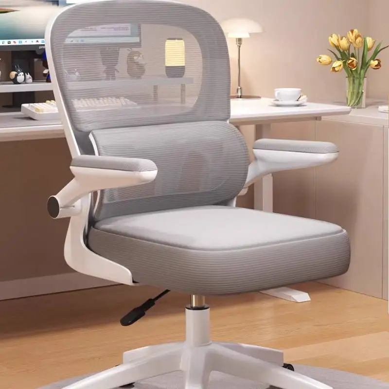 Blue Reclining Office Chairs Comfortable Upgrade Pink Mesh Office Chairs Relaxing Designer White Cadeira De Escritorio Furniture