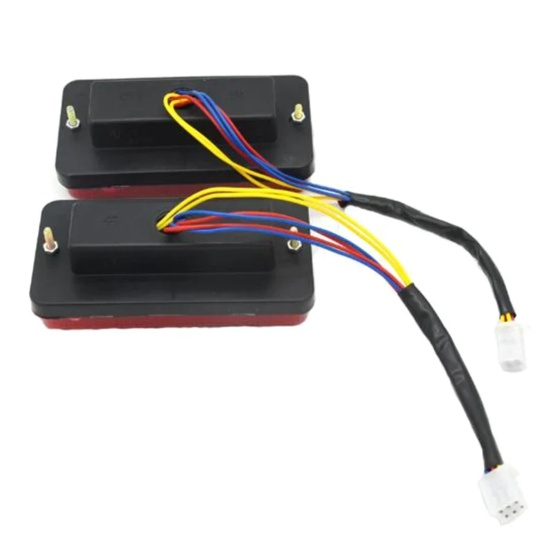 12V DC LED Tail Lights, Brake & Turn Signal Reverse Lamps for Electric Tricycles, Durable & Energy-Efficient