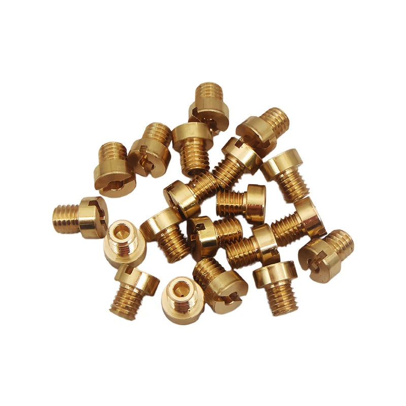 25PCS Main Jet 55#-115# M5 5mm Thread For Dellorto Carburetor Vergaser SHA 13 14/SHBC/SHB Injector Nozzle Size M5x7x8