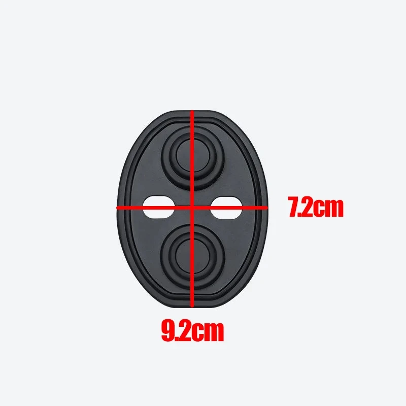 Upgrade Car Door Closing Shockproof Silicone Cushion Mute Shock Absorber Protective Covers Car Door Latch Accessories