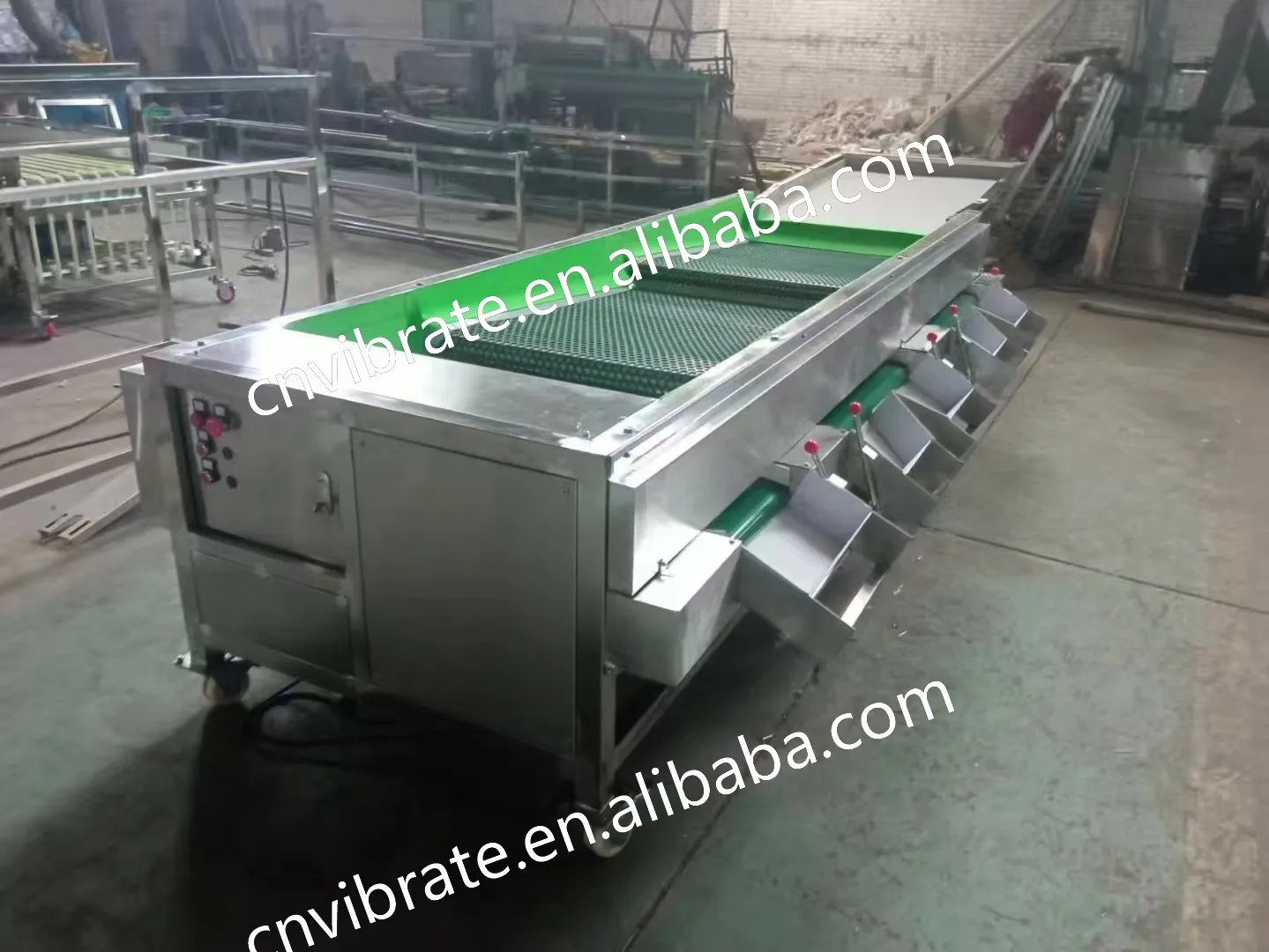 VBJX Industrial Fully Automatic Fruit and Vegetable Small Tomato Potato Mushrooms Sorting Machine Machines